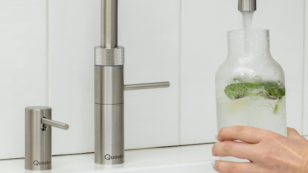Quooker cube glas vullen