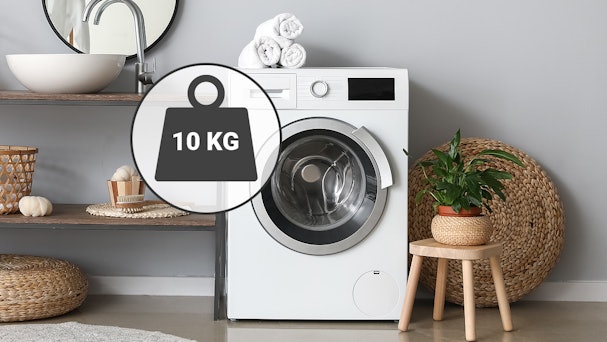 Wasautomaat met 10 kg vulgewicht meer