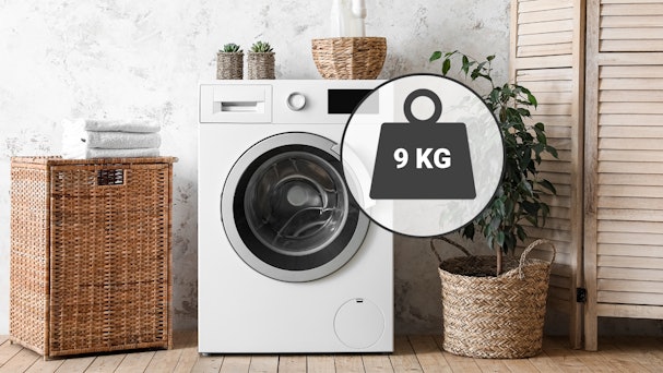Wasautomaat met 9 kg vulgewicht